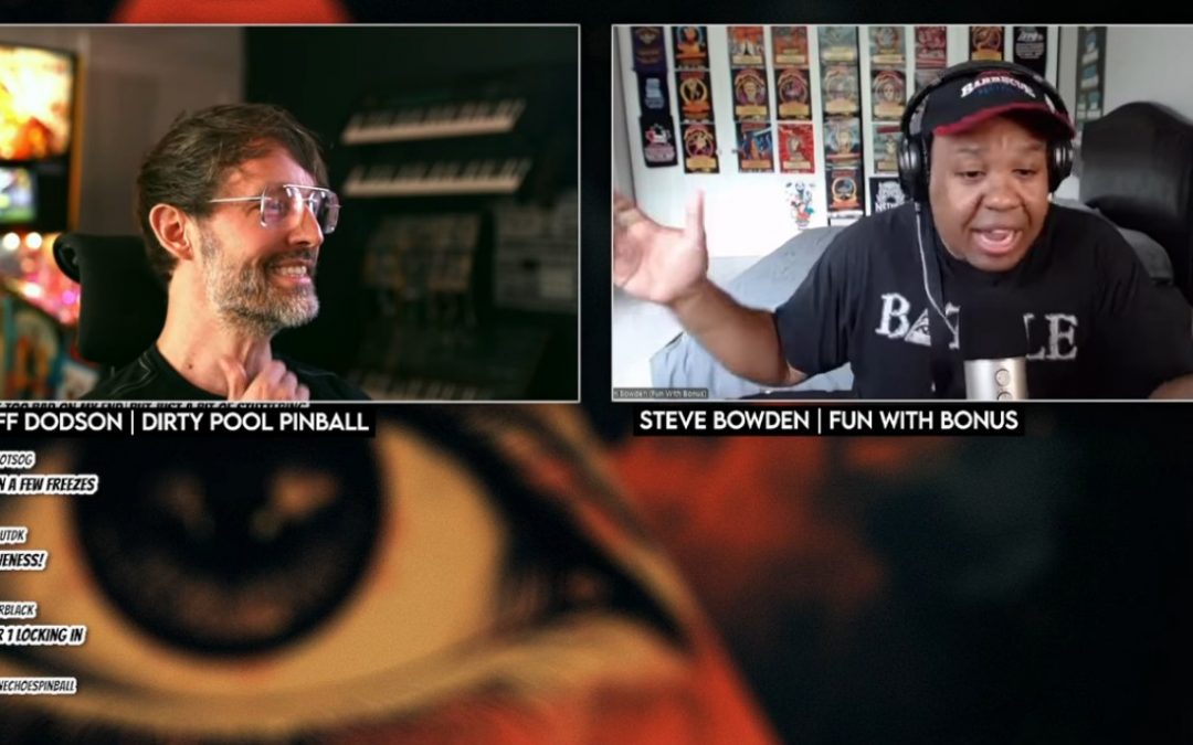 Steven Bowden on Dirty Pool Pinball Podcast