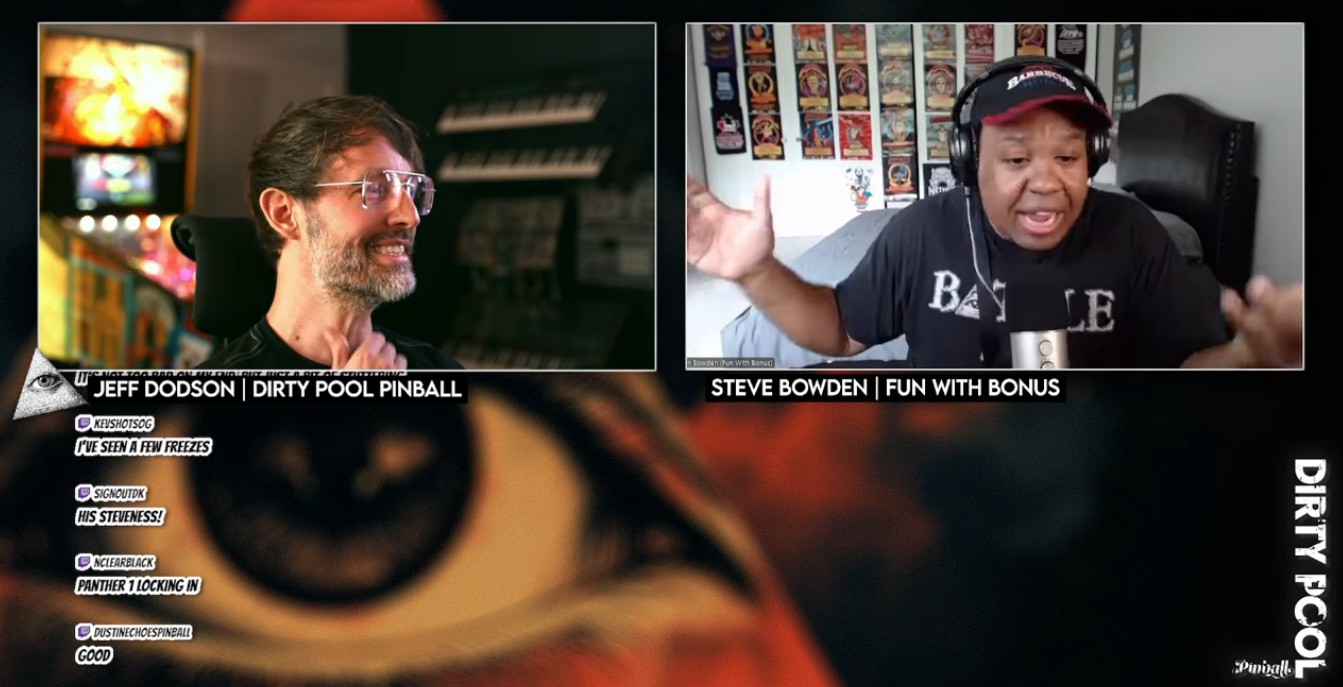 Steven Bowden on Dirty Pool Pinball Podcast